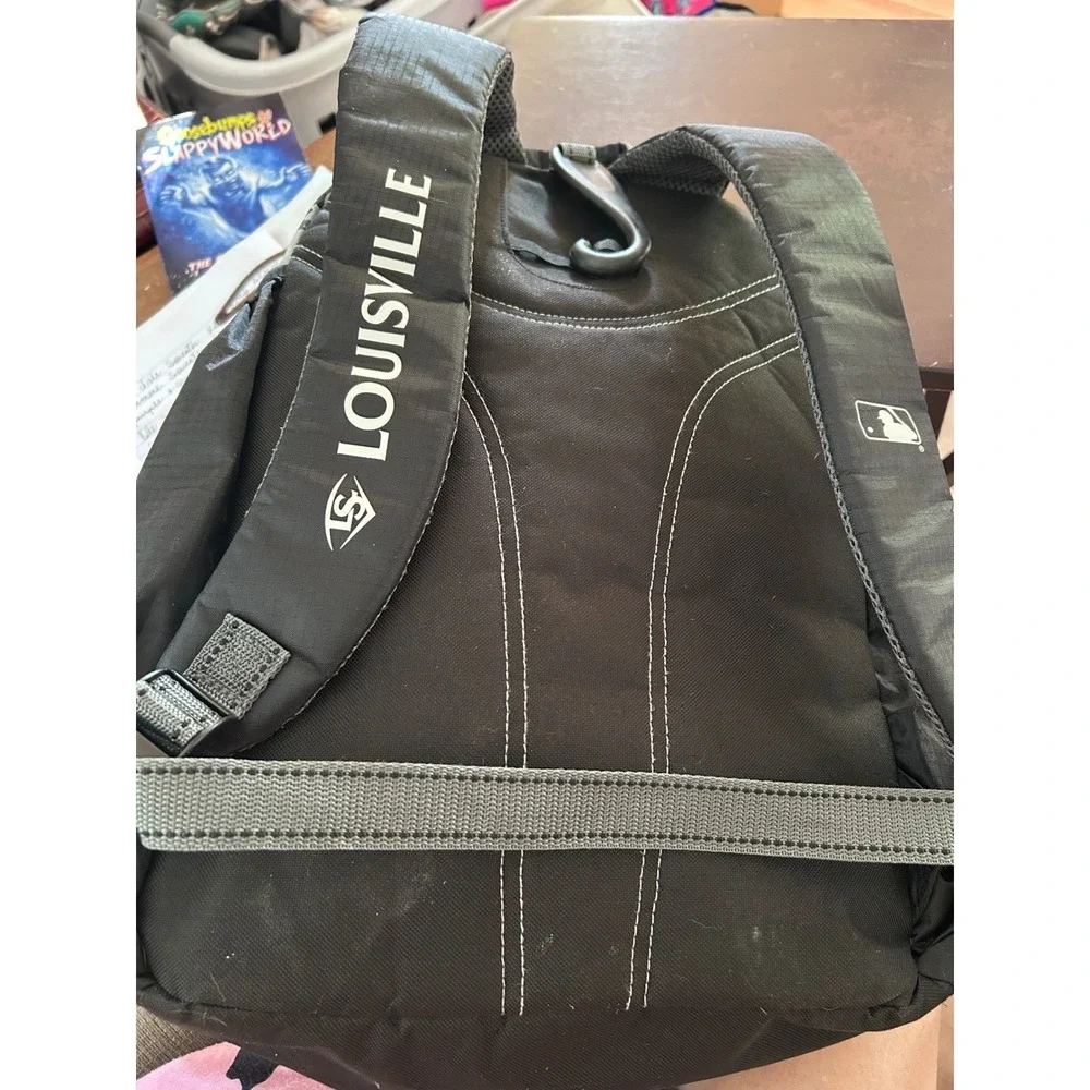 Louisville Slugger Baseball Backpack‎ Black Camo MLB Youth Kids Sport Gear Bag